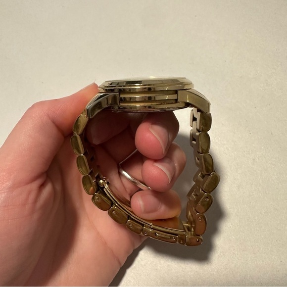 MICHAEL KORS "JET SET RUNWAY" MK5160 stainless steel GOLD COLORED WATCH - Picture 13 of 14